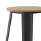 Flash Furniture 23.75 RD Bar Top Table Brown Poly Top/Black Frame JJ-T14623H-60-BRBK-GG - alternate 9